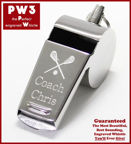 Lacrosse Whistle - PW3 the Perfect engraved Whistle