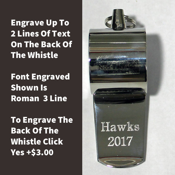 Wrestling Whistle - PW3 the Perfect engraved Whistle